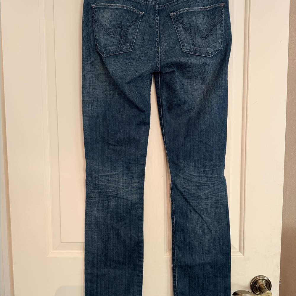 Citizens Of Humanity style 11530 Dark Blue Straight Leg Jeans Made in USA